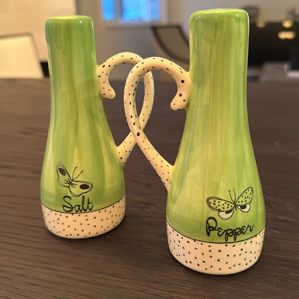 Anthropologie salt and pepper shakers
